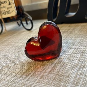 Baccarat Zinzin Large Red Heart